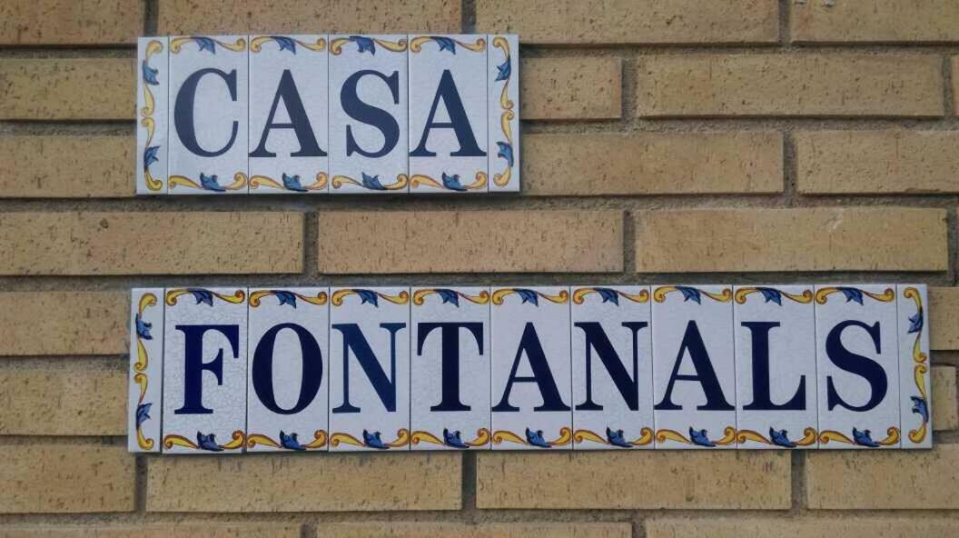 Pla del Panadés Casa Fontanalsヴィラ エクステリア 写真